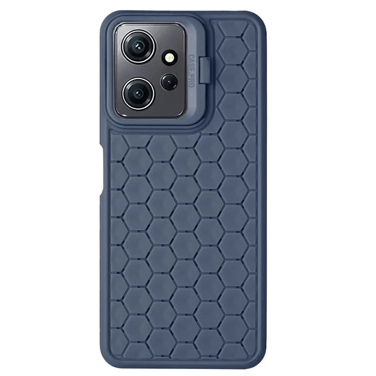 For Xiaomi Redmi Note 12 4G Case Heat Dissipation Kickstand TPU Phone Cover