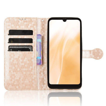 For Fujitsu Arrows We2 F-52E Case Dot Pattern Anti-Drop PU Leather Phone Cover