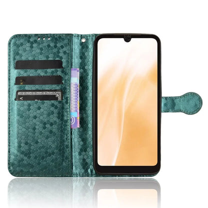 For Fujitsu Arrows We2 F-52E Case Dot Pattern Anti-Drop PU Leather Phone Cover