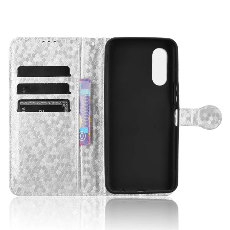 For Fujitsu Arrows We2 F-52E Case Dot Pattern Anti-Drop PU Leather Phone Cover