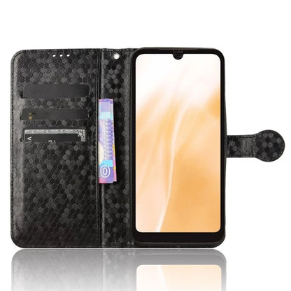 For Fujitsu Arrows We2 F-52E Case Dot Pattern Anti-Drop PU Leather Phone Cover