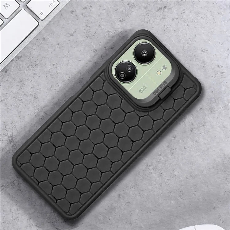 For Xiaomi Redmi 13C 4G / 13C 5G / 13R 5G / Poco M6 5G / Poco C65 4G TPU Phone Case Kickstand