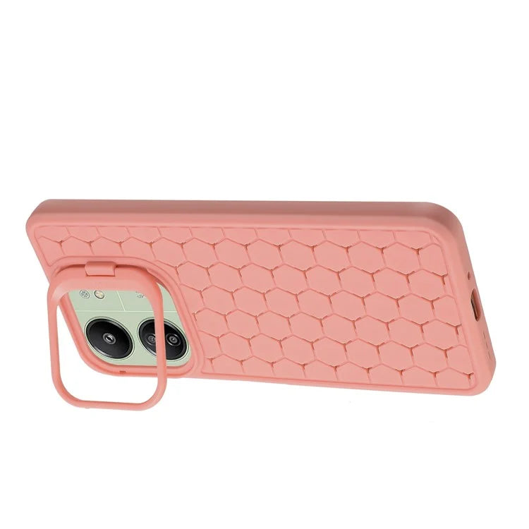For Xiaomi Redmi 13C 4G / 13C 5G / 13R 5G / Poco M6 5G / Poco C65 4G TPU Phone Case Kickstand