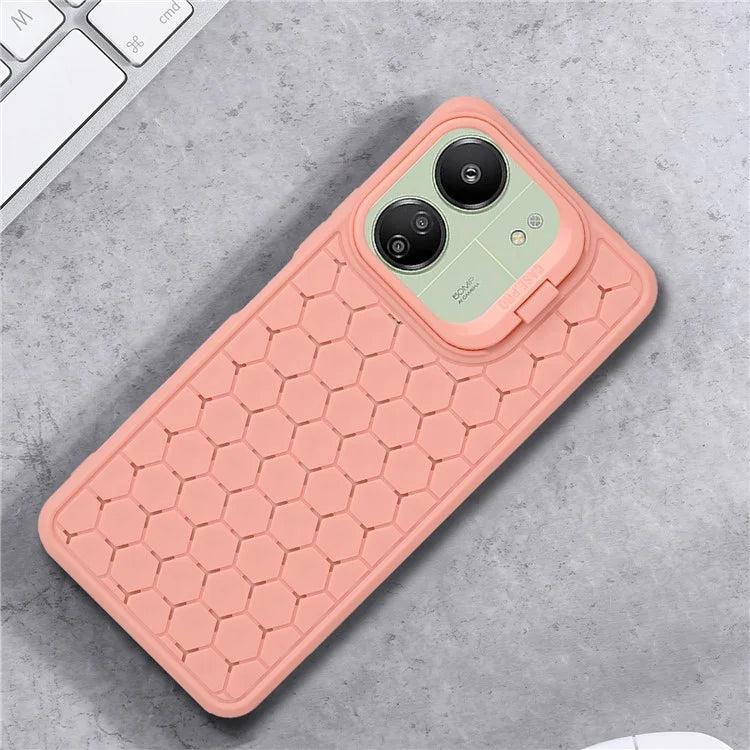 For Xiaomi Redmi 13C 4G / 13C 5G / 13R 5G / Poco M6 5G / Poco C65 4G TPU Phone Case Kickstand