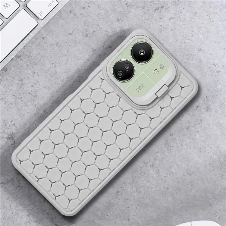 For Xiaomi Redmi 13C 4G / 13C 5G / 13R 5G / Poco M6 5G / Poco C65 4G TPU Phone Case Kickstand