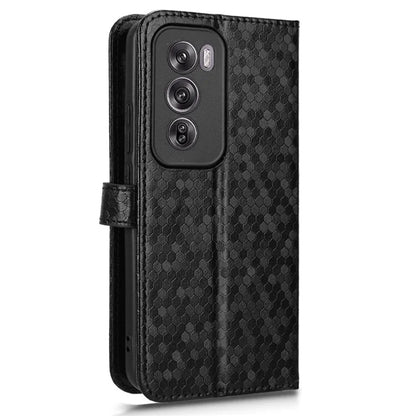 For Oppo Reno12 Pro 5G (Global) Case Dot Pattern Leather Phone Cover Magnetic Clasp Protect
