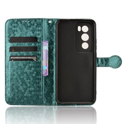For Oppo Reno12 Pro 5G (Global) Case Dot Pattern Leather Phone Cover Magnetic Clasp Protect