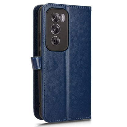 For Oppo Reno12 Pro 5G (Global) Case Dot Pattern Leather Phone Cover Magnetic Clasp Protect