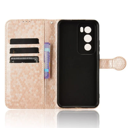 For Oppo Reno12 Pro 5G (Global) Case Dot Pattern Leather Phone Cover Magnetic Clasp Protect