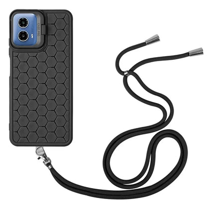 For Motorola Moto G34 5G Case TPU Phone Case with Kickstand and Lanyard