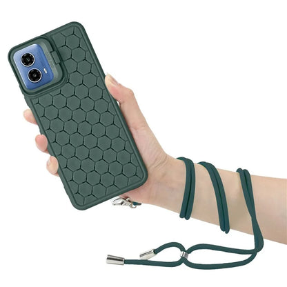 For Motorola Moto G34 5G Case TPU Phone Case with Kickstand and Lanyard