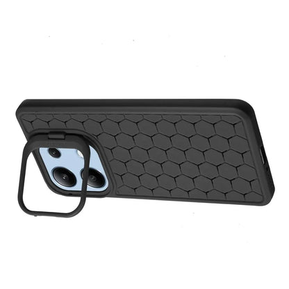 For Xiaomi Redmi Note 13 4G Case Kickstand TPU Phone Cover Heat Dissipation Breathable