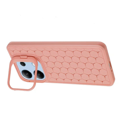For Xiaomi Redmi Note 13 4G Case Kickstand TPU Phone Cover Heat Dissipation Breathable