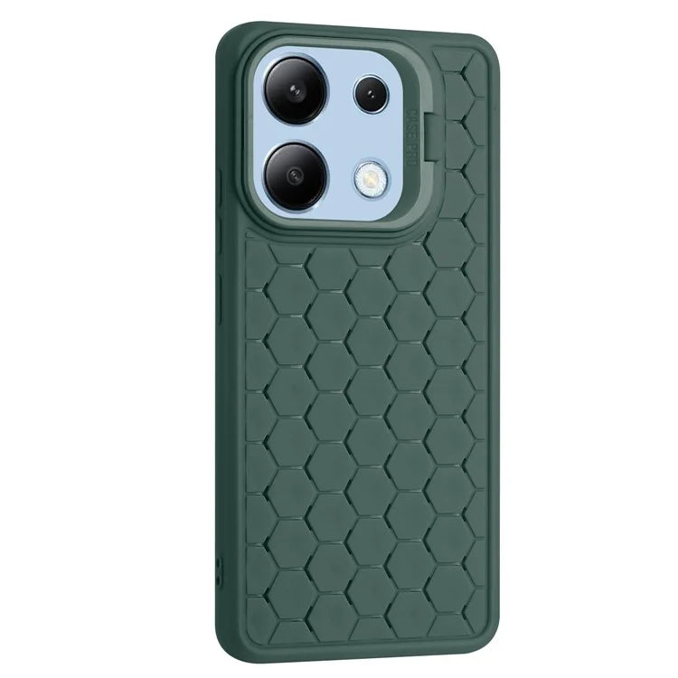 For Xiaomi Redmi Note 13 4G Case Kickstand TPU Phone Cover Heat Dissipation Breathable
