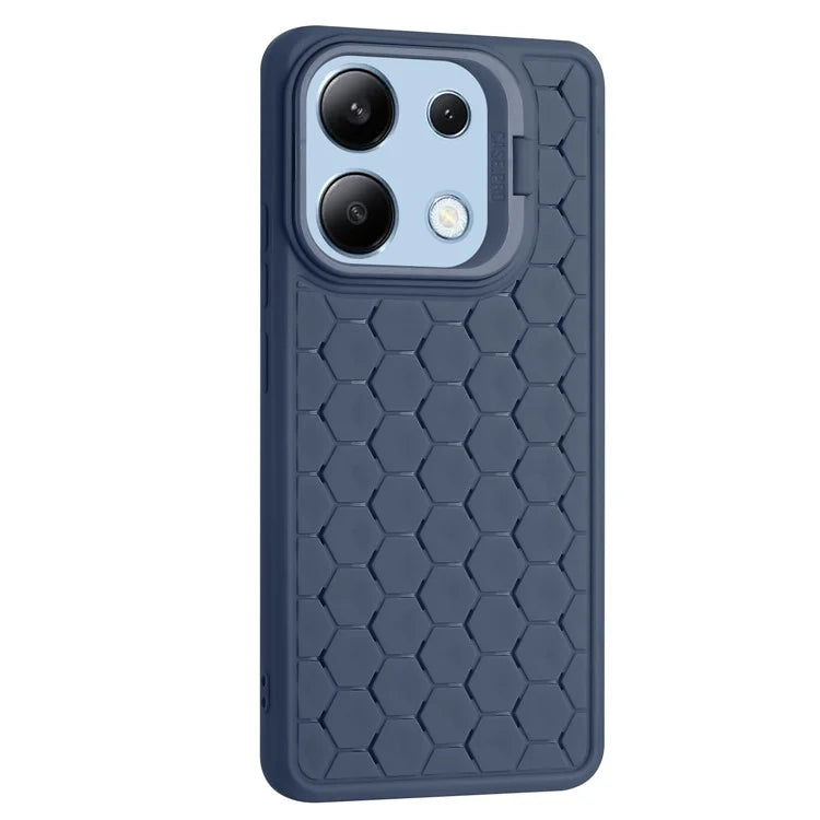 For Xiaomi Redmi Note 13 4G Case Kickstand TPU Phone Cover Heat Dissipation Breathable
