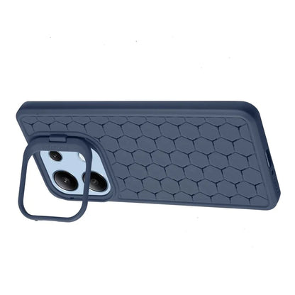 For Xiaomi Redmi Note 13 4G Case Kickstand TPU Phone Cover Heat Dissipation Breathable
