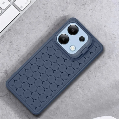 For Xiaomi Redmi Note 13 4G Case Kickstand TPU Phone Cover Heat Dissipation Breathable