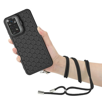 For Xiaomi Redmi Note 11 Pro 4G (Mediatek) / Note 11 Pro 5G (Qualcomm) / Note 12 Pro 4G TPU Phone Case with Kickstand+Lanyard