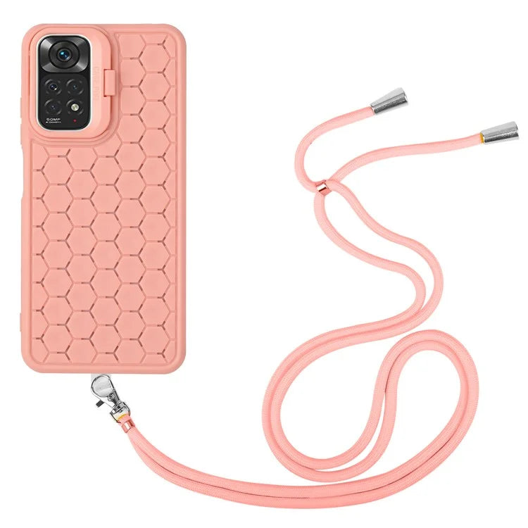 For Xiaomi Redmi Note 11 Pro 4G (Mediatek) / Note 11 Pro 5G (Qualcomm) / Note 12 Pro 4G TPU Phone Case with Kickstand+Lanyard