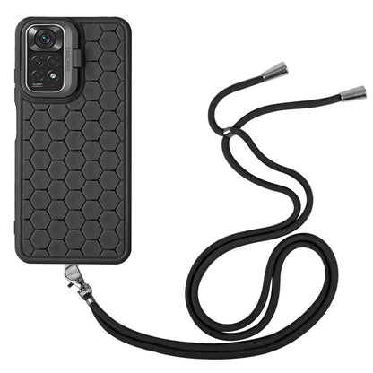 For Xiaomi Redmi Note 11 4G (Qualcomm) / Note 11S 4G Case TPU Phone Case with Kickstand Lanyard