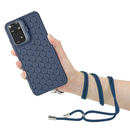 For Xiaomi Redmi Note 11 4G (Qualcomm) / Note 11S 4G Case TPU Phone Case with Kickstand Lanyard