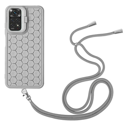 For Xiaomi Redmi Note 11 4G (Qualcomm) / Note 11S 4G Case TPU Phone Case with Kickstand Lanyard