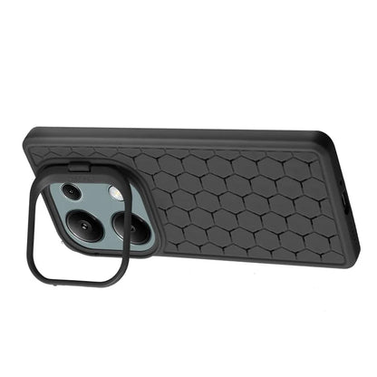 For Xiaomi Redmi Note 13 Pro 4G / Poco M6 Pro 4G Case Kickstand Heat Dissipation TPU Back Cover