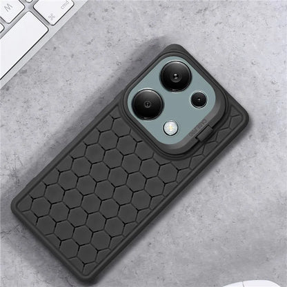 For Xiaomi Redmi Note 13 Pro 4G / Poco M6 Pro 4G Case Kickstand Heat Dissipation TPU Back Cover