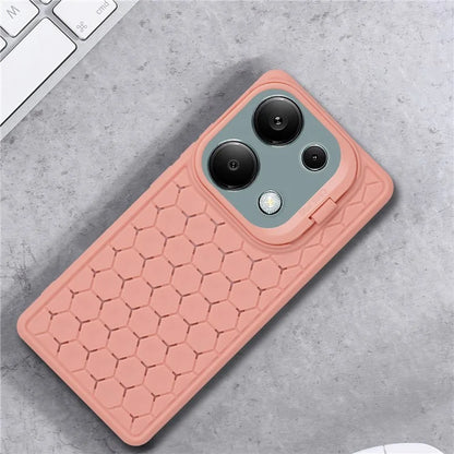 For Xiaomi Redmi Note 13 Pro 4G / Poco M6 Pro 4G Case Kickstand Heat Dissipation TPU Back Cover
