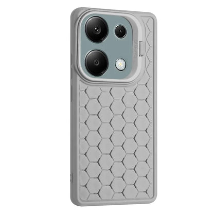 For Xiaomi Redmi Note 13 Pro 4G / Poco M6 Pro 4G Case Kickstand Heat Dissipation TPU Back Cover