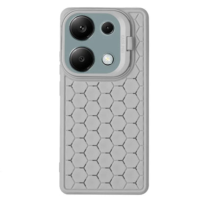 For Xiaomi Redmi Note 13 Pro 4G / Poco M6 Pro 4G Case Kickstand Heat Dissipation TPU Back Cover