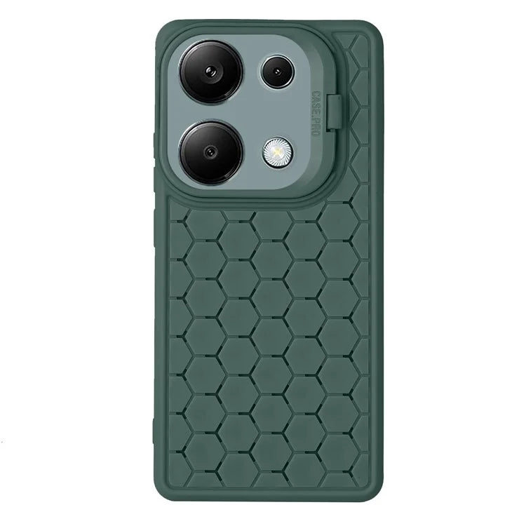 For Xiaomi Redmi Note 13 Pro 4G / Poco M6 Pro 4G Case Kickstand Heat Dissipation TPU Back Cover