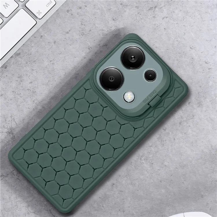 For Xiaomi Redmi Note 13 Pro 4G / Poco M6 Pro 4G Case Kickstand Heat Dissipation TPU Back Cover