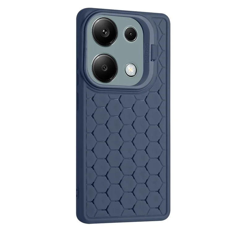 For Xiaomi Redmi Note 13 Pro 4G / Poco M6 Pro 4G Case Kickstand Heat Dissipation TPU Back Cover