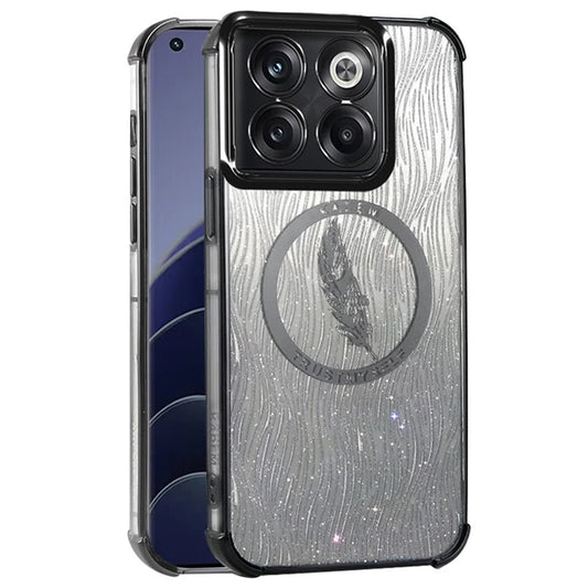 KADEM For OnePlus 10T 5G / Ace Pro 5G Case Glitter Sparkly TPU Phone Cover Corner Airbag Fall Protection
