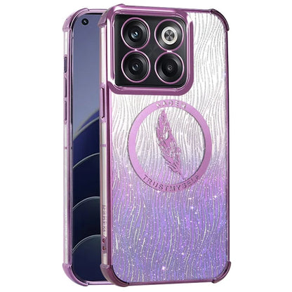 KADEM For OnePlus 10T 5G/Ace Pro 5G Case Glitter Sparkly TPU Phone Cover Corner Airbag Fall Protection
