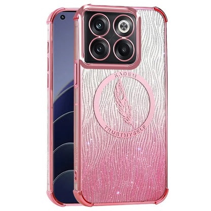 KADEM For OnePlus 10T 5G/Ace Pro 5G Case Glitter Sparkly TPU Phone Cover Corner Airbag Fall Protection