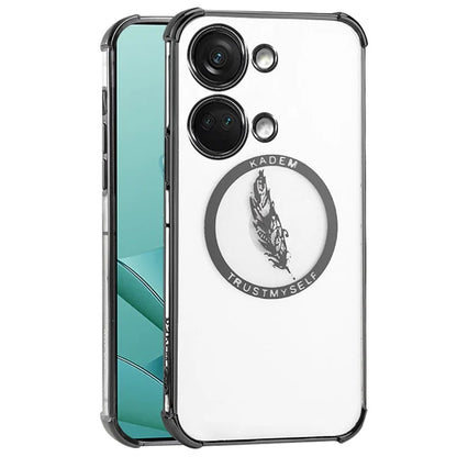 KADEM For OnePlus Ace 2V / Nord 3 5G Case TPU Phone Cover Feather Pattern