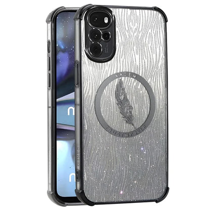 KADEM For Motorola Moto G22 Case Protective Glittery Soft TPU Phone Cover