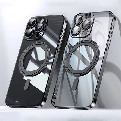 For iPhone 14 Pro Case Kickstand PC+TPU Phone Cover Compatible with MagSafe