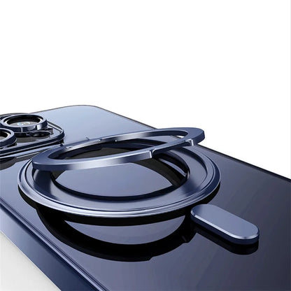 For iPhone 14 Pro Case Kickstand PC+TPU Phone Cover Compatible with MagSafe