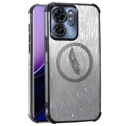 KADEM For Motorola Edge 40 5G Case Air-Cushion Corners TPU  Bling Phone Cover