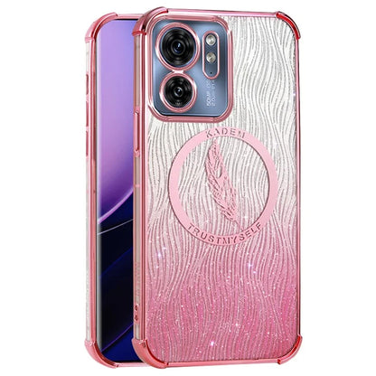 KADEM For Motorola Edge 40 5G Case Air-Cushion Corners TPU  Bling Phone Cover