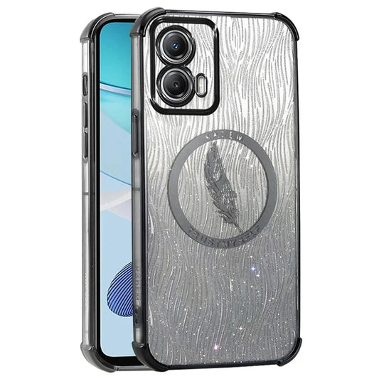 KADEM For Motorola Moto G53 5G Slim Case Anti-Drop Glittery TPU Phone Cover