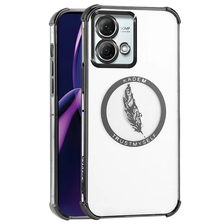 KADEM For Motorola Moto G84 5G TPU Case Electroplating Protective Phone Cover