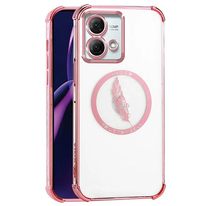 KADEM For Motorola Moto G84 5G TPU Case Electroplating Protective Phone Cover