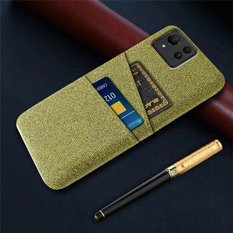 For Asus Zenfone 11 Ultra 5G Case Cloth Texture Anti-Scratch Phone Cover with Card Slots