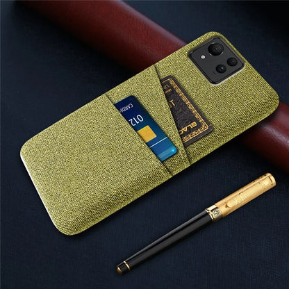 For Asus Zenfone 11 Ultra 5G Case Cloth Texture Anti-Scratch Phone Cover with Card Slots