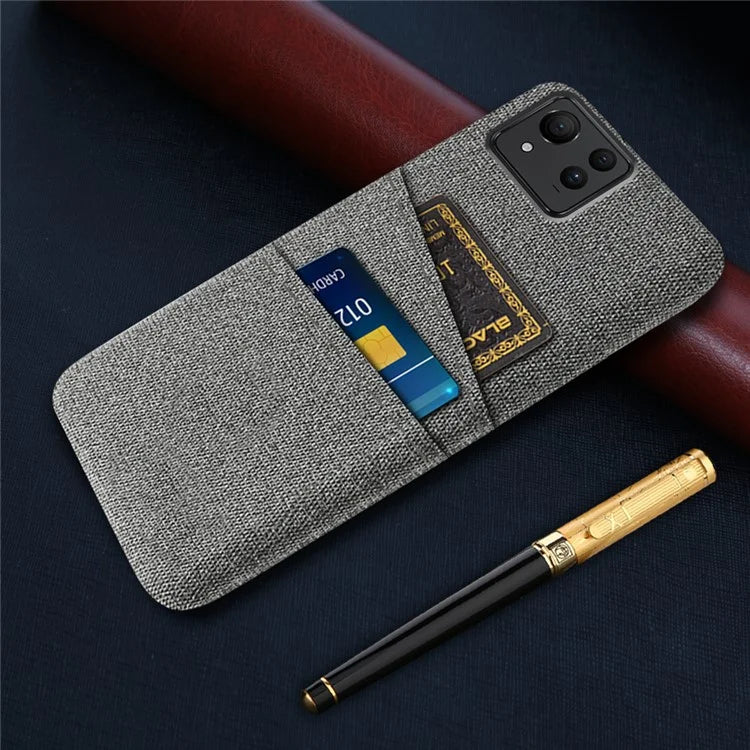 For Asus Zenfone 11 Ultra 5G Case Cloth Texture Anti-Scratch Phone Cover with Card Slots