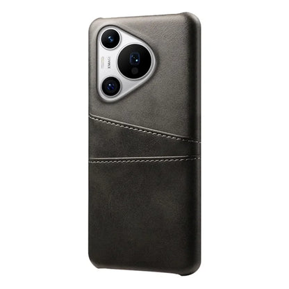 For Huawei Pura 70 Pro / Pura 70 Pro+ Case Dual Card Holder Leather+PC Phone Cover